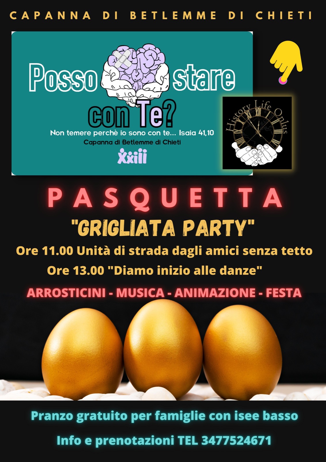 Easter Lunch Capanna di Betlemme Chieti