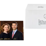 Hereditary Prince Alois of Liechtenstein: Signed Official Postcard for History Life – Principe Ereditario Alois del Liechtenstein: cartolina ufficiale autografata per History Life