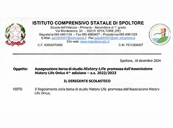 Borse di studio Spoltore (4° Ediz.) – A.S. 2022/2023